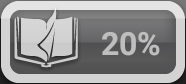 the percentage read icon