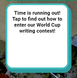 example of a running headline