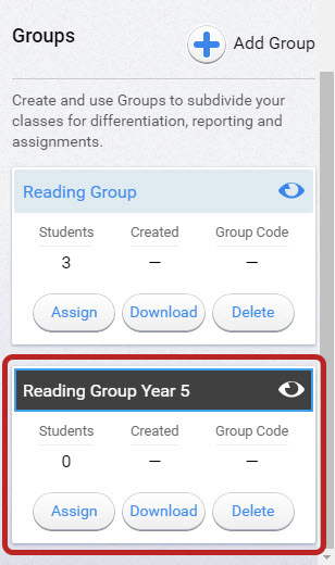 example of an added group
