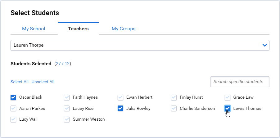 an example of a school administrator assigning an assignment by teacher