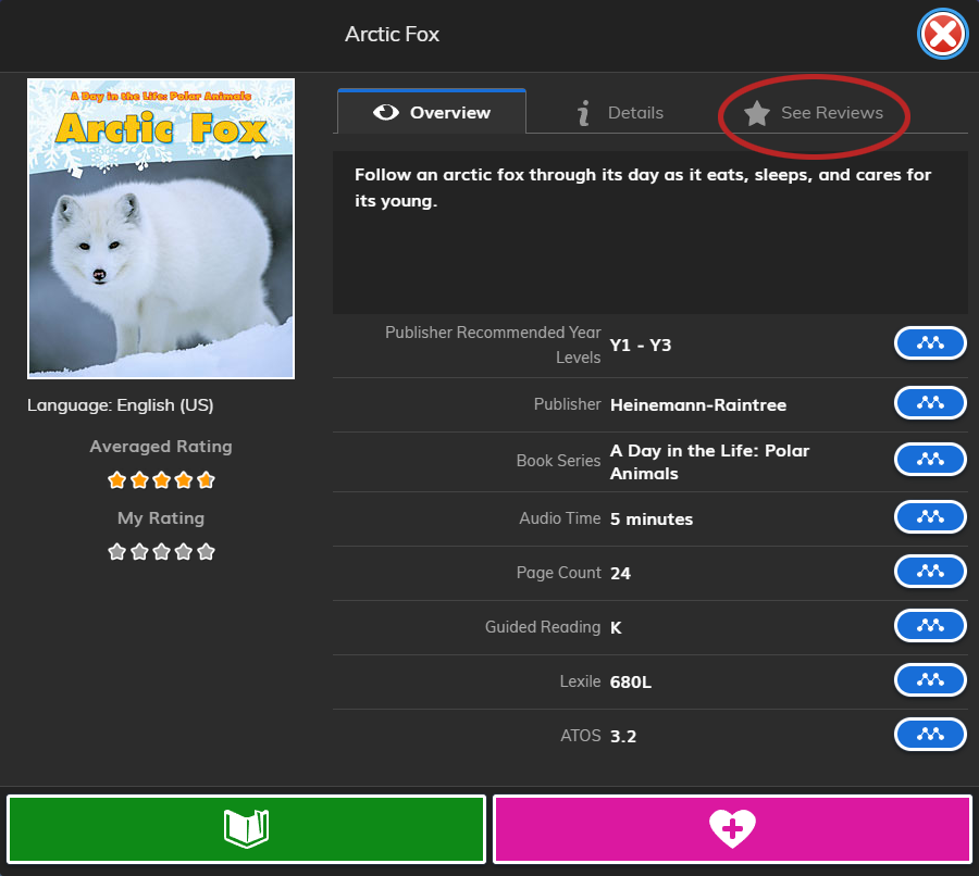 the See Reviews tab