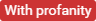 the profanity marker for reviews